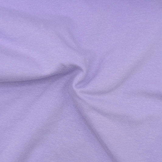 FabricLA 10 oz Cotton Spandex Jersey Knit Fabric – 4-Way Stretch | Lavender