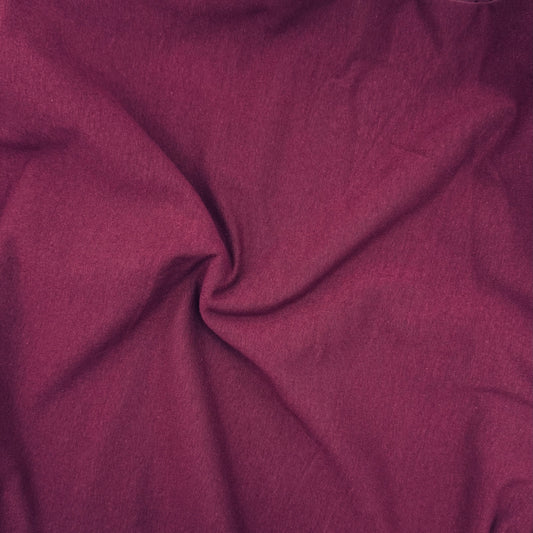 FabricLA 10 oz Cotton Spandex Jersey Knit Fabric – 4-Way Stretch | Maroon