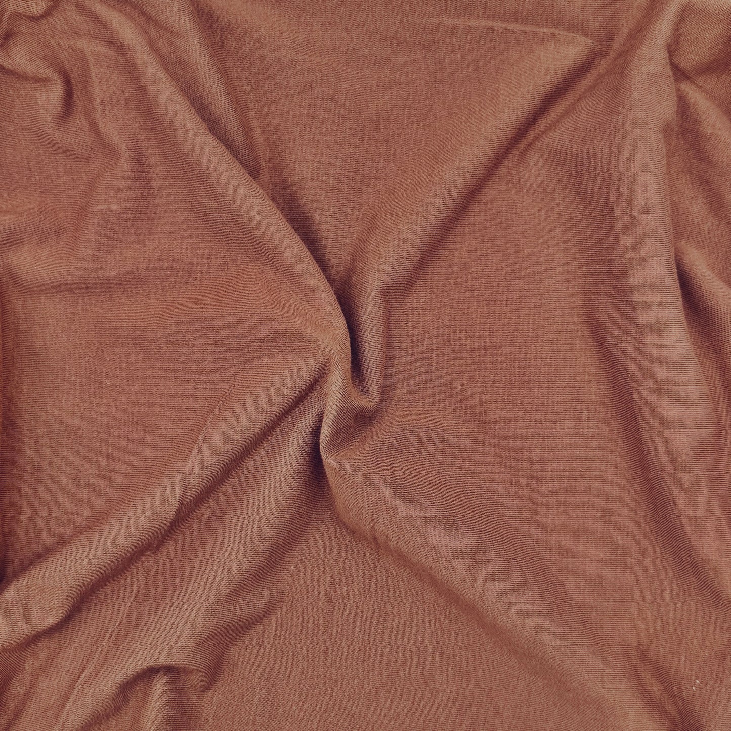 FabricLA 10 oz Cotton Spandex Jersey Knit Fabric – 4-Way Stretch | Mocha Brown