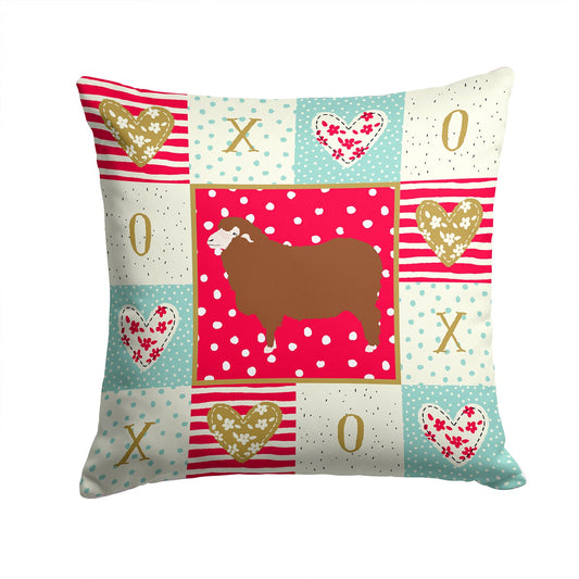 Merino Sheep Love Throw Pillow - 14x14 Decorative Pillow – Art for Your Home & Patio CK5408PW1414