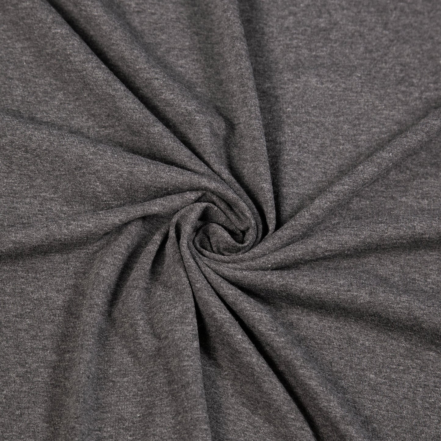 FabricLA 10 oz Cotton Spandex Jersey Knit Fabric – 4-Way Stretch | Charcoal