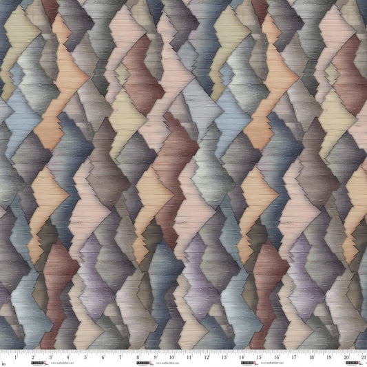 Coffee Mountains Out of the Woodwork Cotton 44"/45" Fabric Per Yard