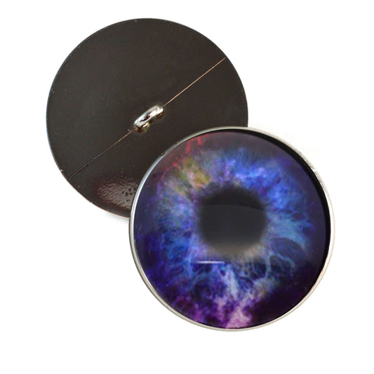 Colorful Galaxy Sew-On Button Glass Eyes