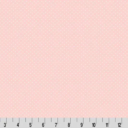 Cottage Rose Lane Bitty Dot Quilting Cuddle Seashell Fabric per yard