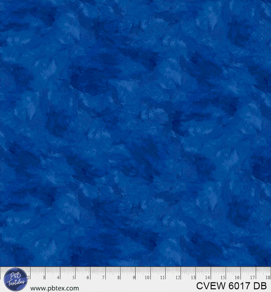 Crushed Velvet Dark Blue Cotton Wideback Fabric per yard