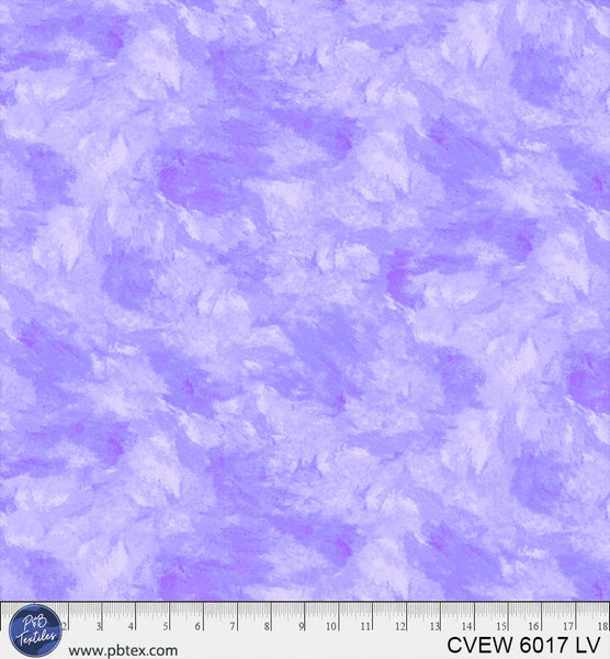 Crushed Velvet Light Purple Cotton Wideback Fabric per yard