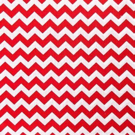 Half Inch Chevron Poly Cotton Fabric
