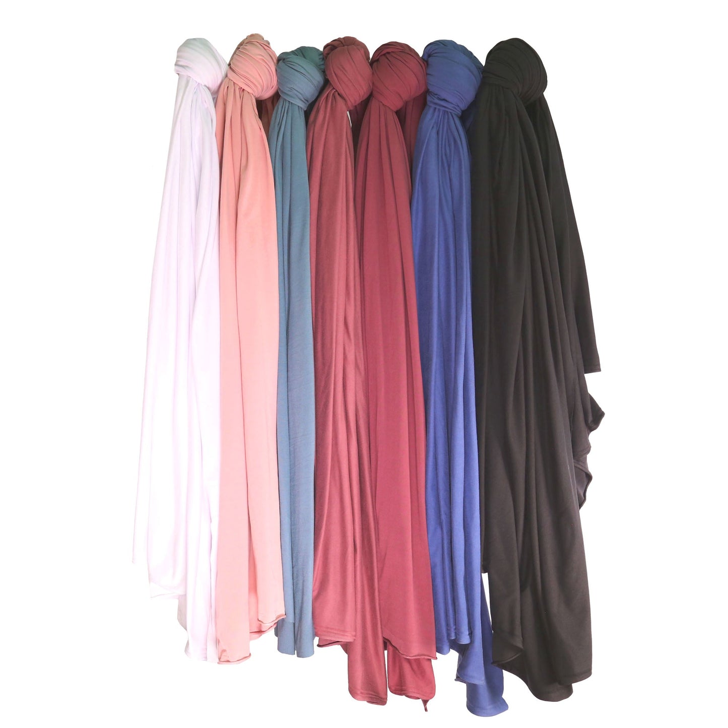 FabricLA DTY Double Brushed Poly Spandex Knit Fabric – Periwinkle Blue