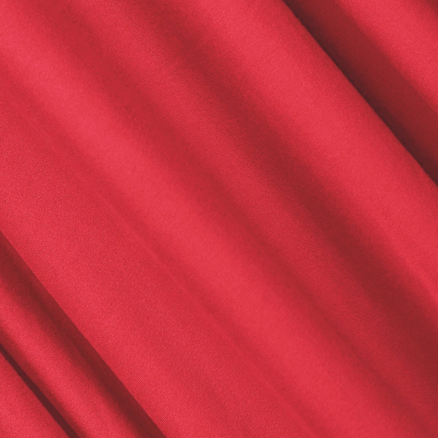 FabricLA DTY Double Brushed Polyester Spandex Knit Fabric | Red