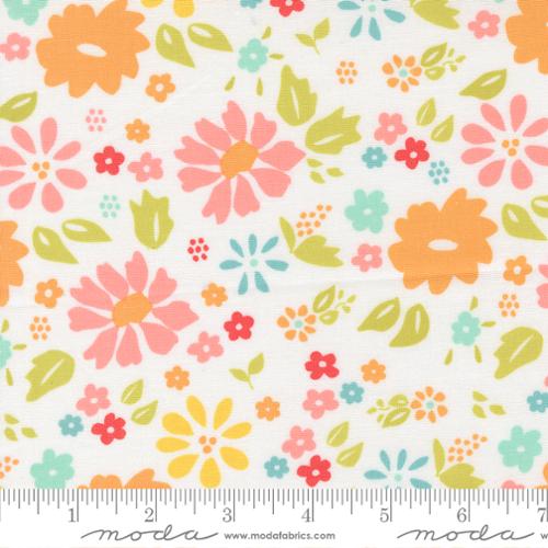 Delightfully Yours Cloud Multi Cotton Wideback Fabric Per Yard