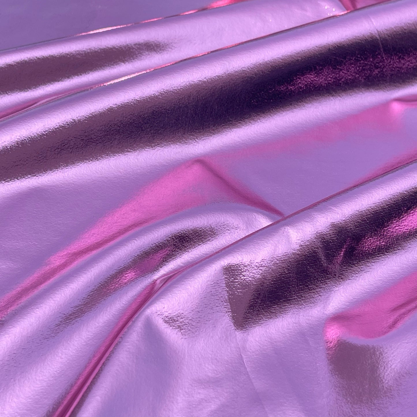 Metallic Foil Lame Spandex Knit Fabric | 4-Way Stretch