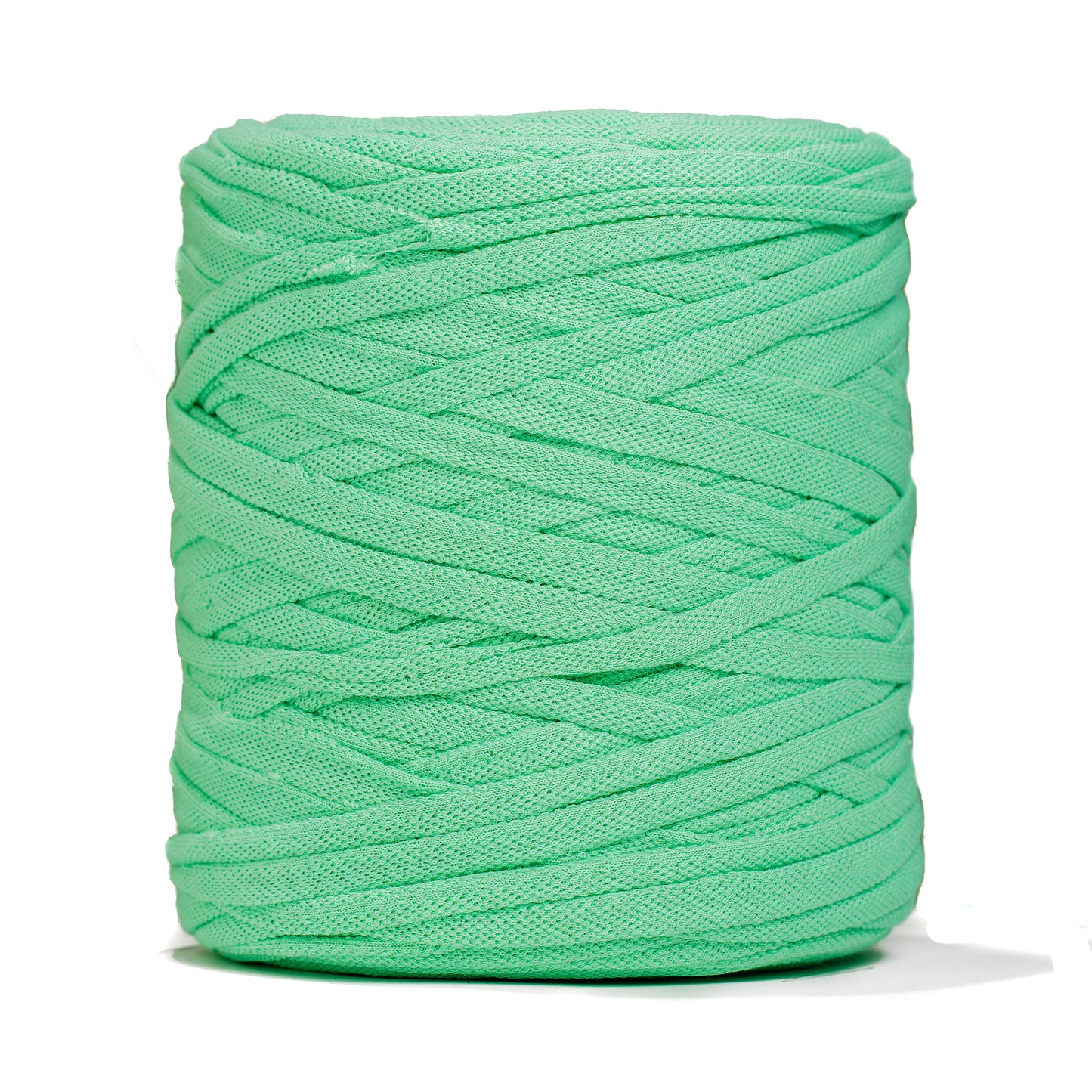 Recycled T-Shirt Fabric Yarn - Emerald Color