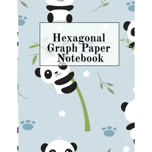 Hexagonal Graph Paper Notebook: Hexagon Composition Notepad (.5" per side) For Drawing, Doodling, Crafting, Tilting, Quilting, Gaming & Mosaic Decorin