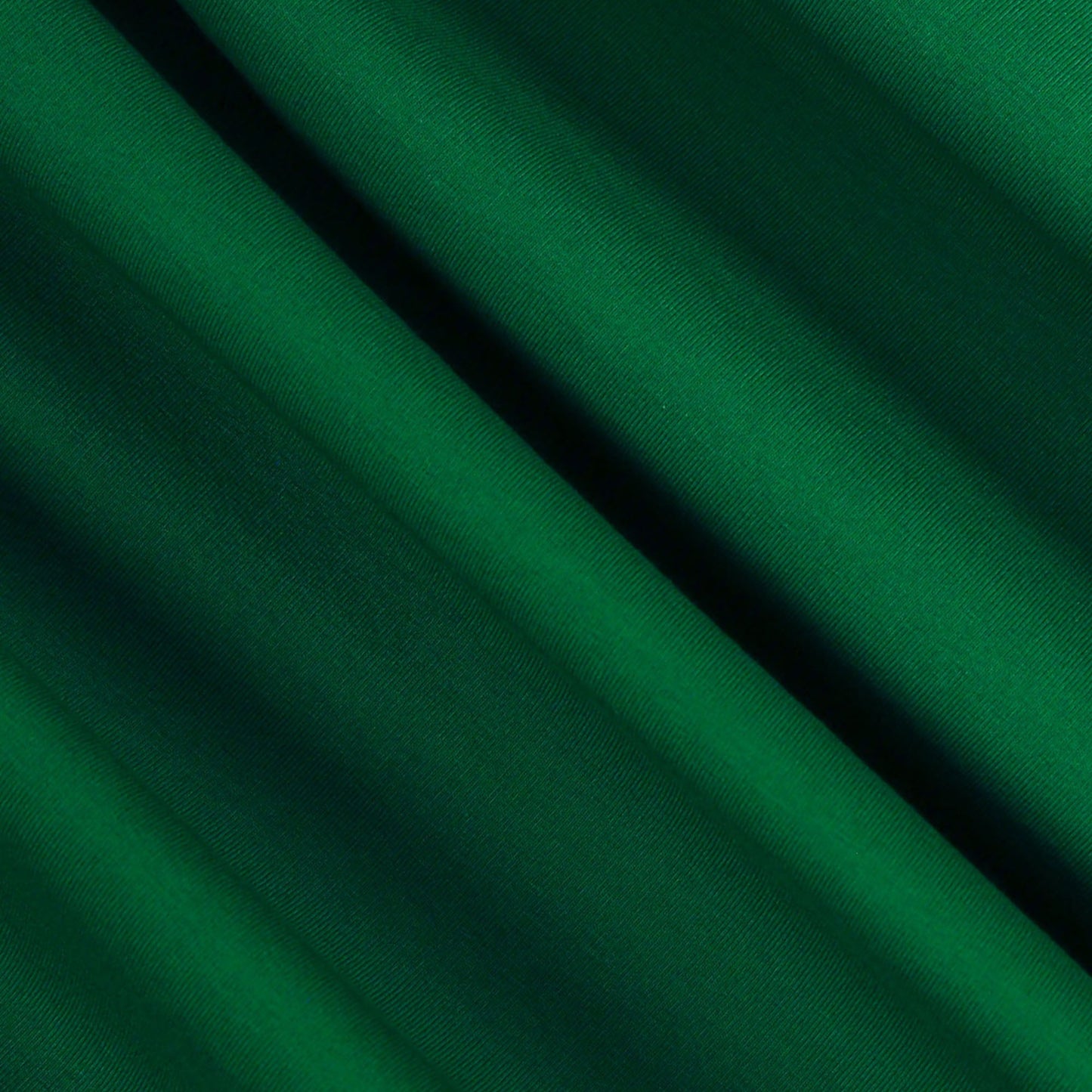 Cotton Spandex Jersey Knit Fabric 190 GSM | Kelly Green | Made in Turkey