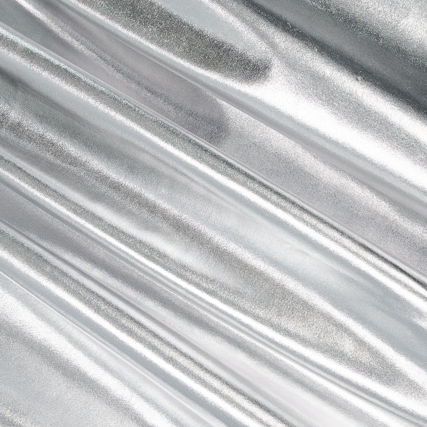 Metallic Foil Lame Spandex Knit Fabric | 4-Way Stretch