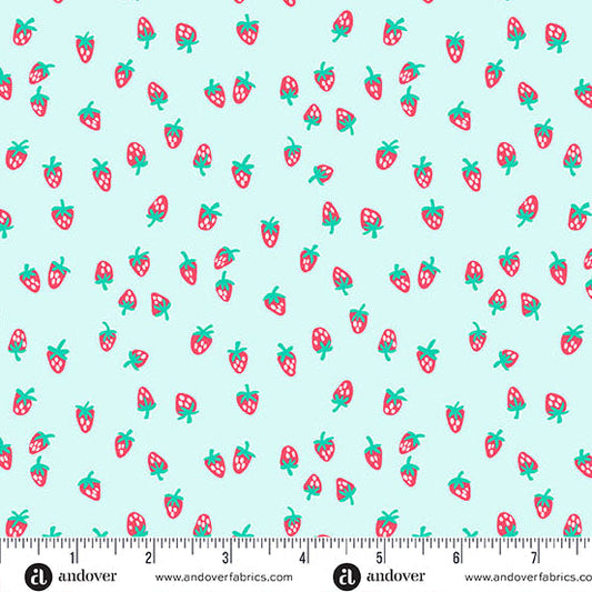 Frost Berry Sweet Color Pop Playground Cotton 44"/45" Fabric Per Yard