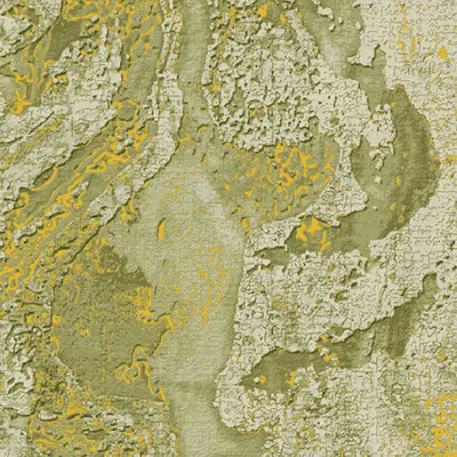 Green Dried Clay Sage Cotton 44"/45" Fabric Per Yard