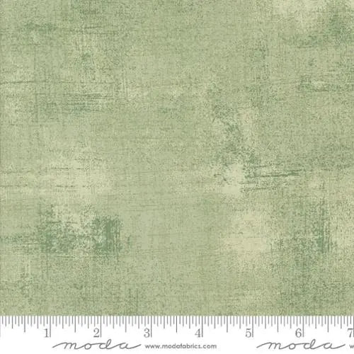 Green Sage Acorn Hollow Grunge 44"/45" Fabric Per Yard