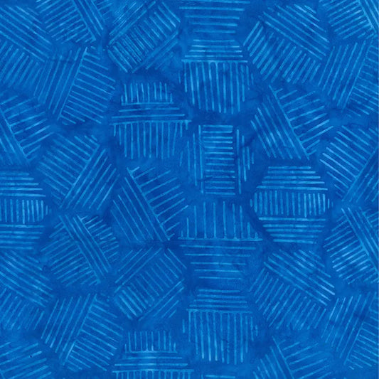 Hexies Blue Bayou 81700-42 Cotton 44"/45" Fabric Per Yard