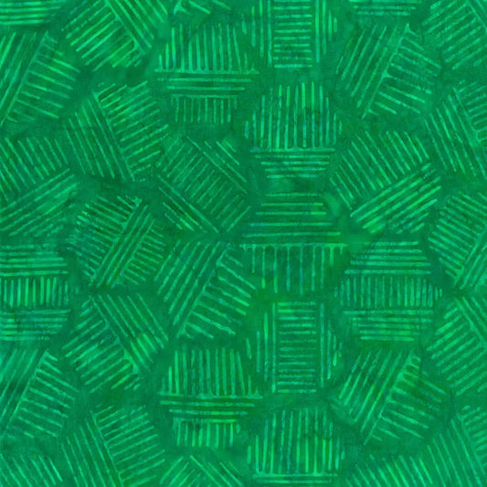 Hexies Emerald 81700-69 Cotton 44"/45" Fabric Per Yard
