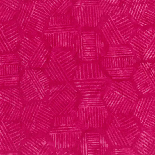 Hexies Pink Punch 81700-28 Cotton 44"/45" Fabric Per Yard