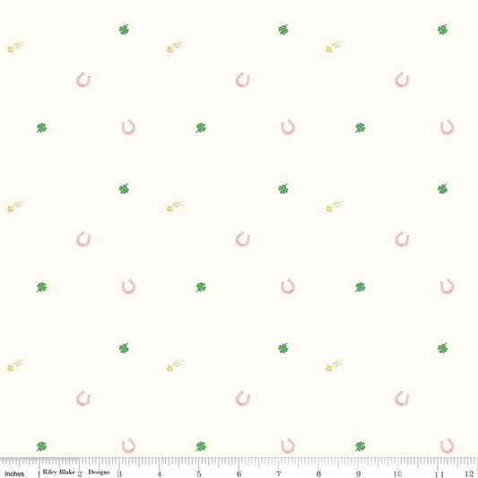 Hush Hush 5 Lucky Charms Cotton 43"/44" Fabric Per Yard