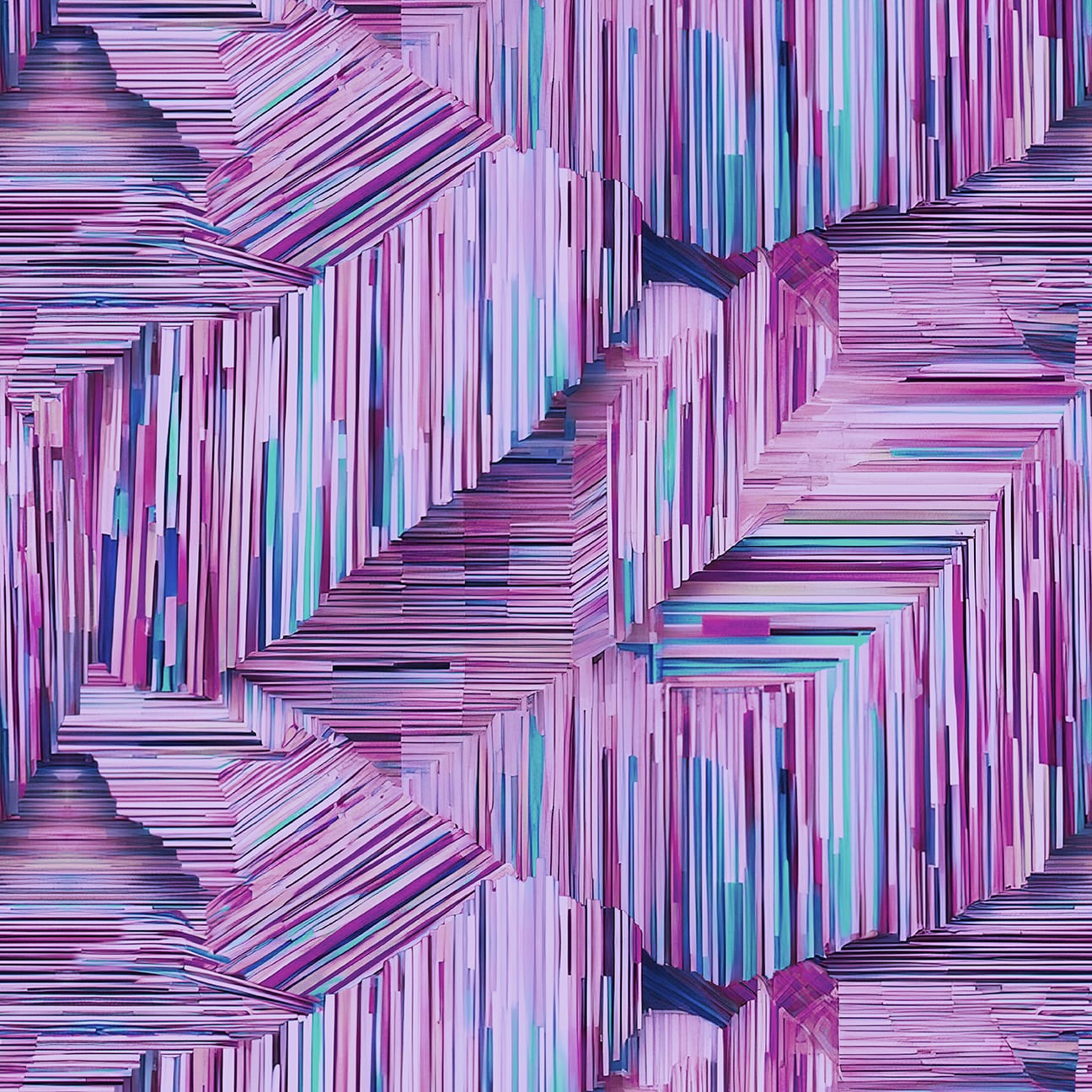 I Walk the Line Lilac Cotton Wideback Fabric per yard