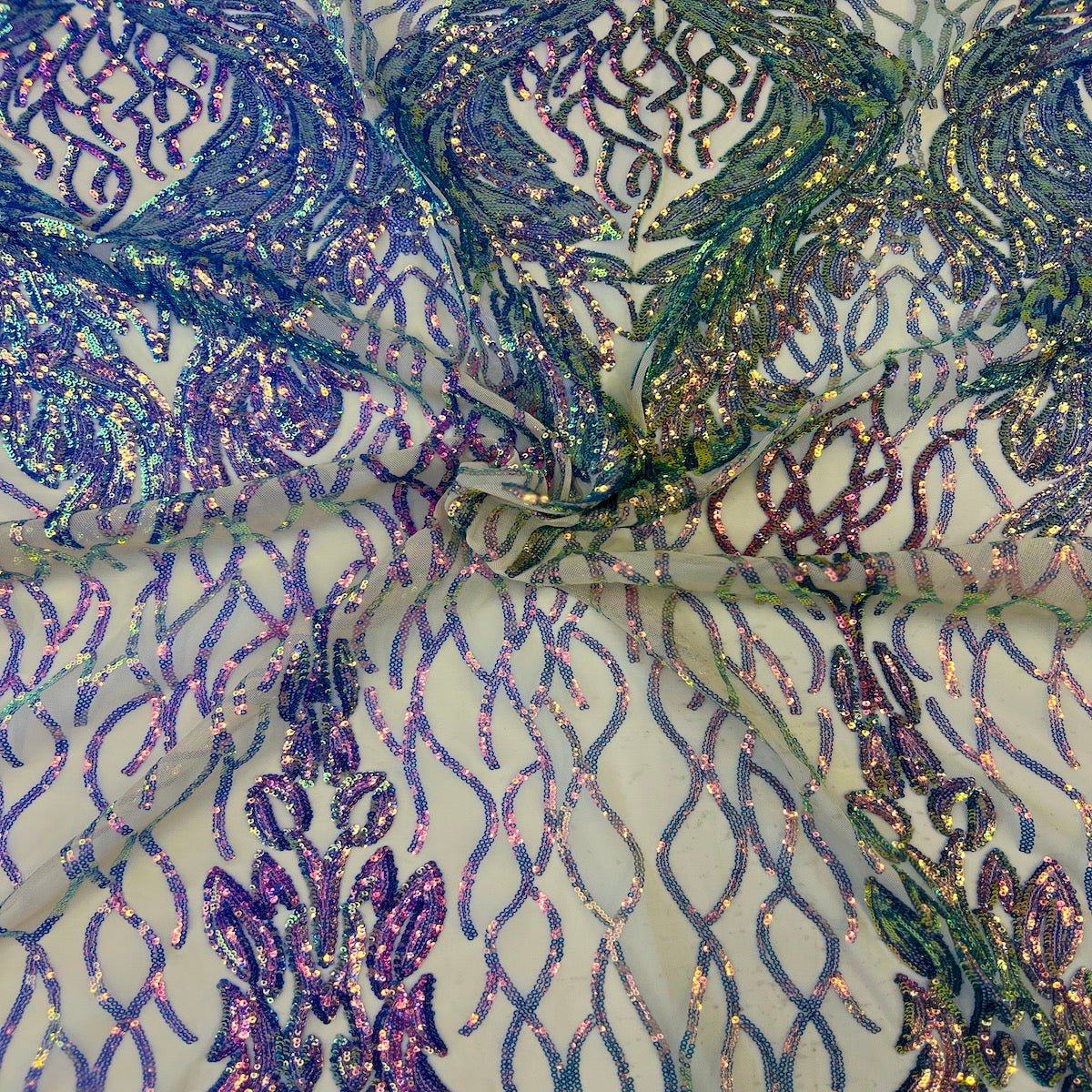 Lioness Stretch Sequins Fabric