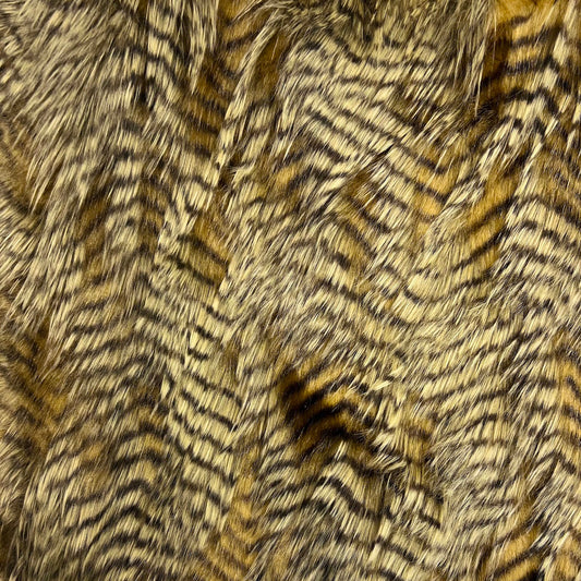 Porcupine Feather Faux Fur Fabric