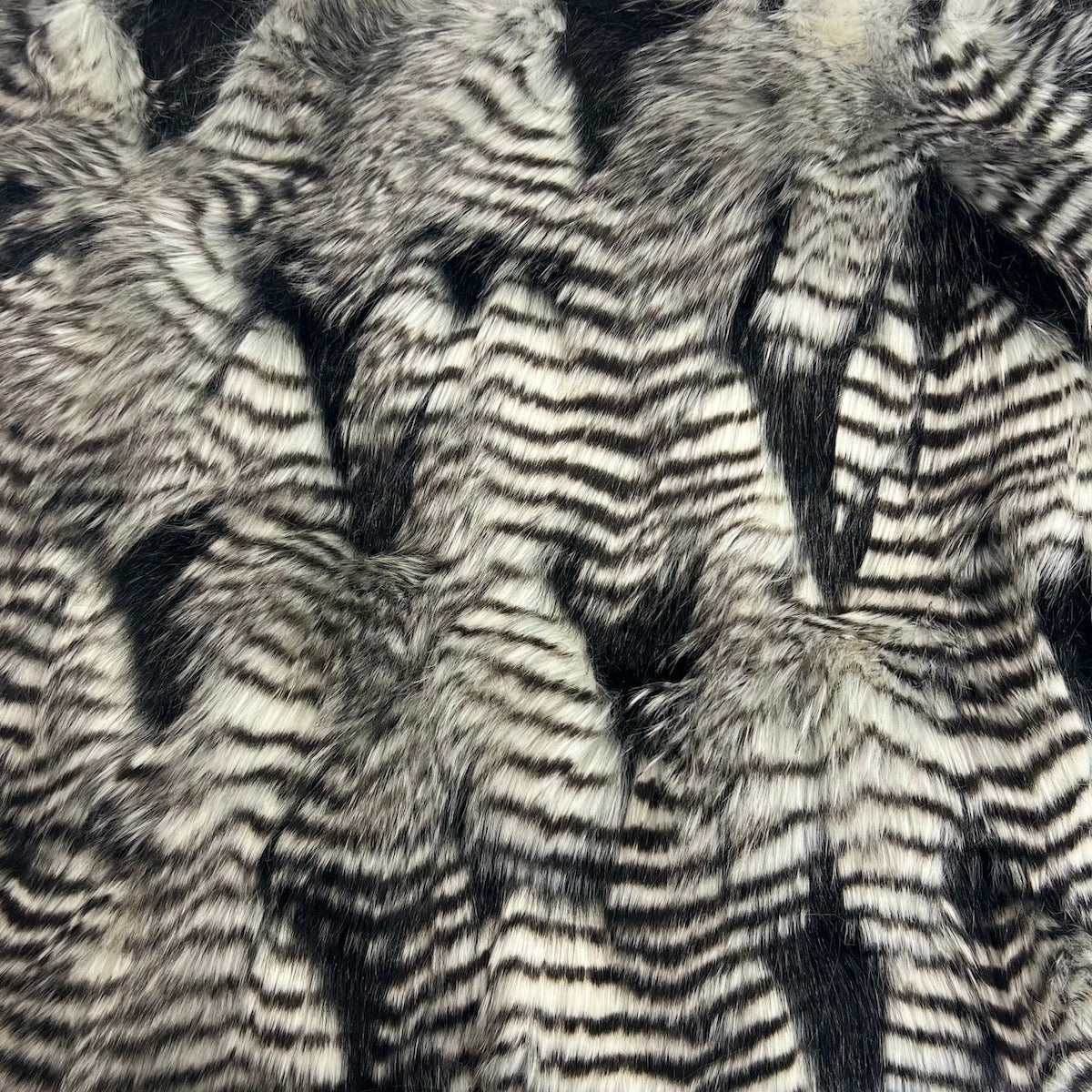 Porcupine Feather Faux Fur Fabric