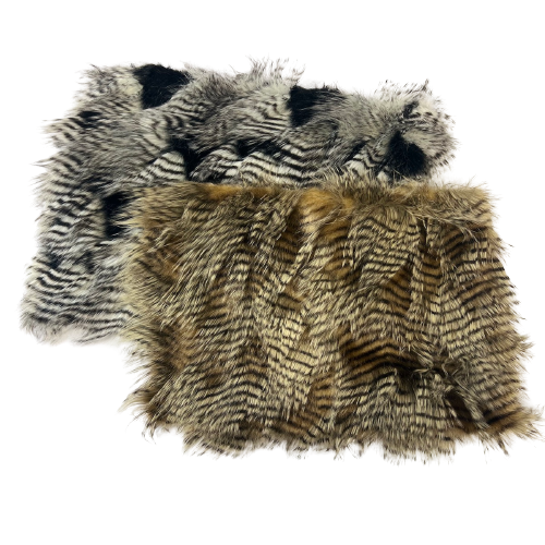 Porcupine Feather Faux Fur Fabric