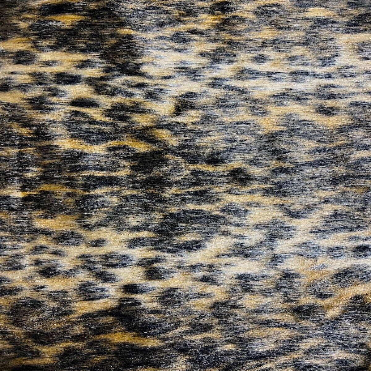 Leopard Print Faux Fur Fabric