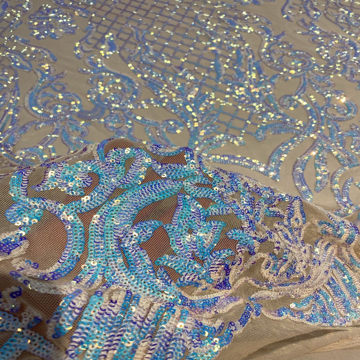 Luna Stretch Sequins Fabric