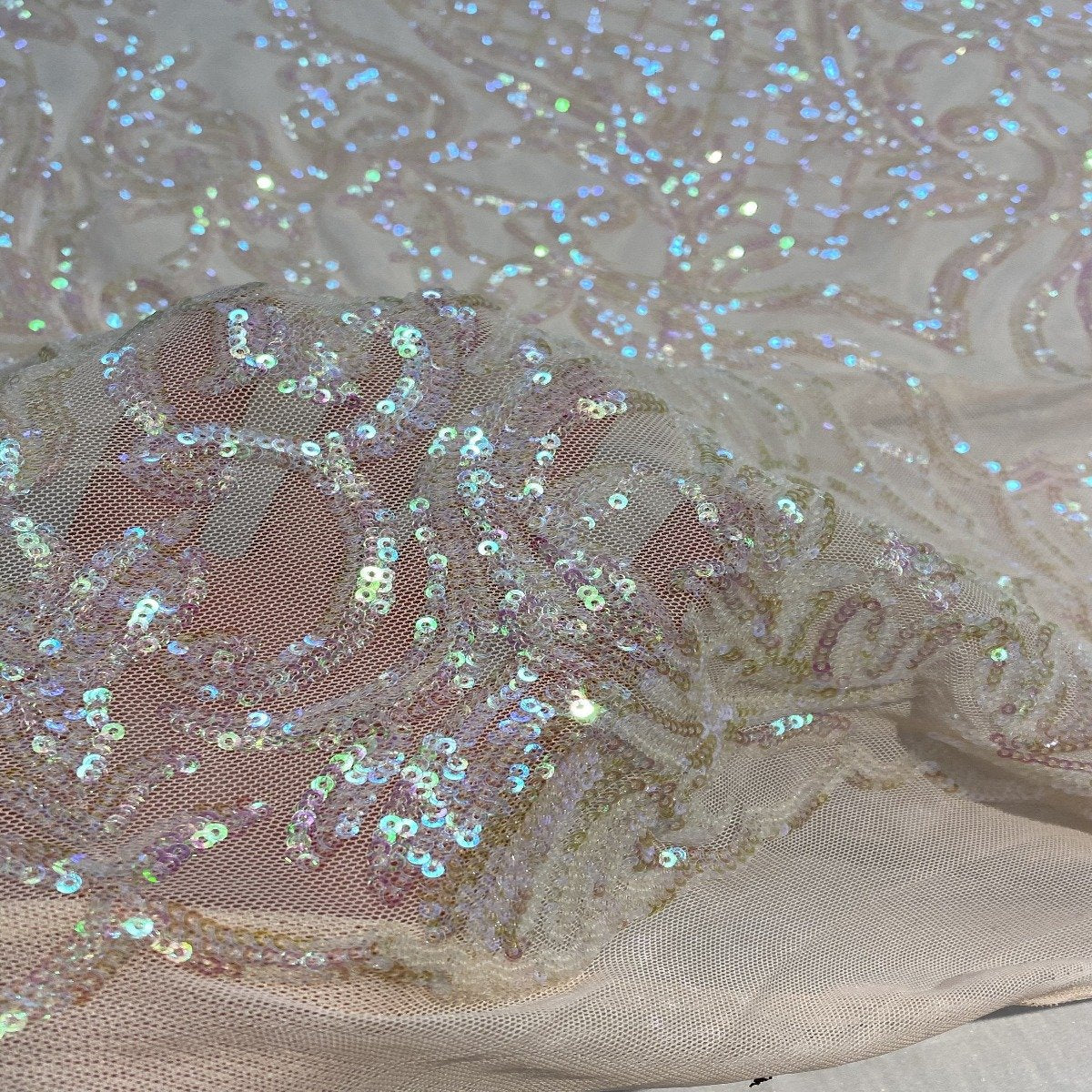 Luna Stretch Sequins Fabric