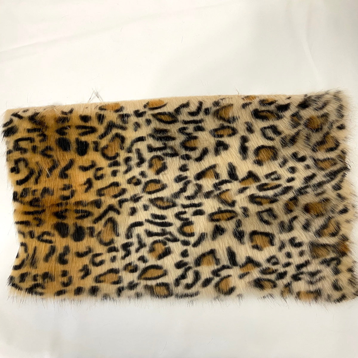 Leopard Print Faux Fur Fabric