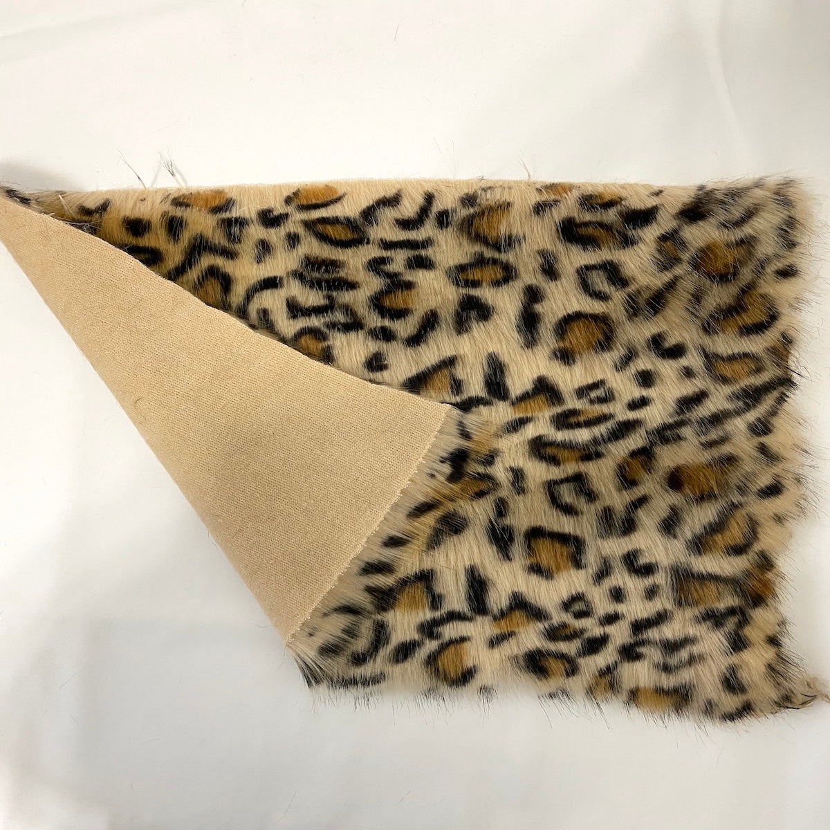 Leopard Print Faux Fur Fabric