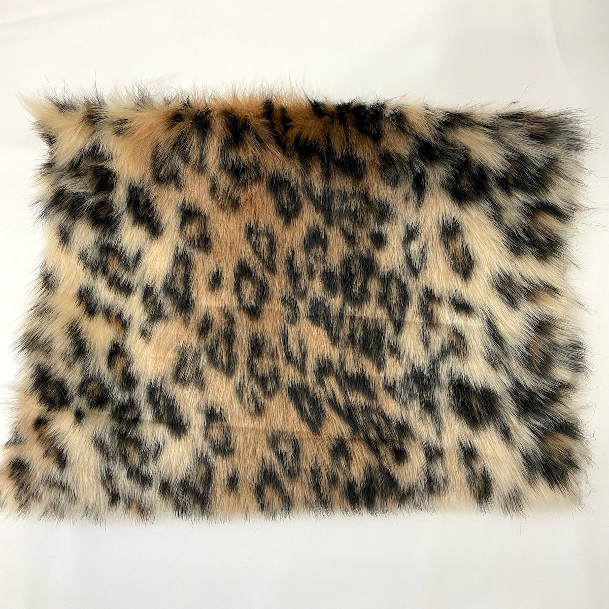 Leopard Print Faux Fur Fabric