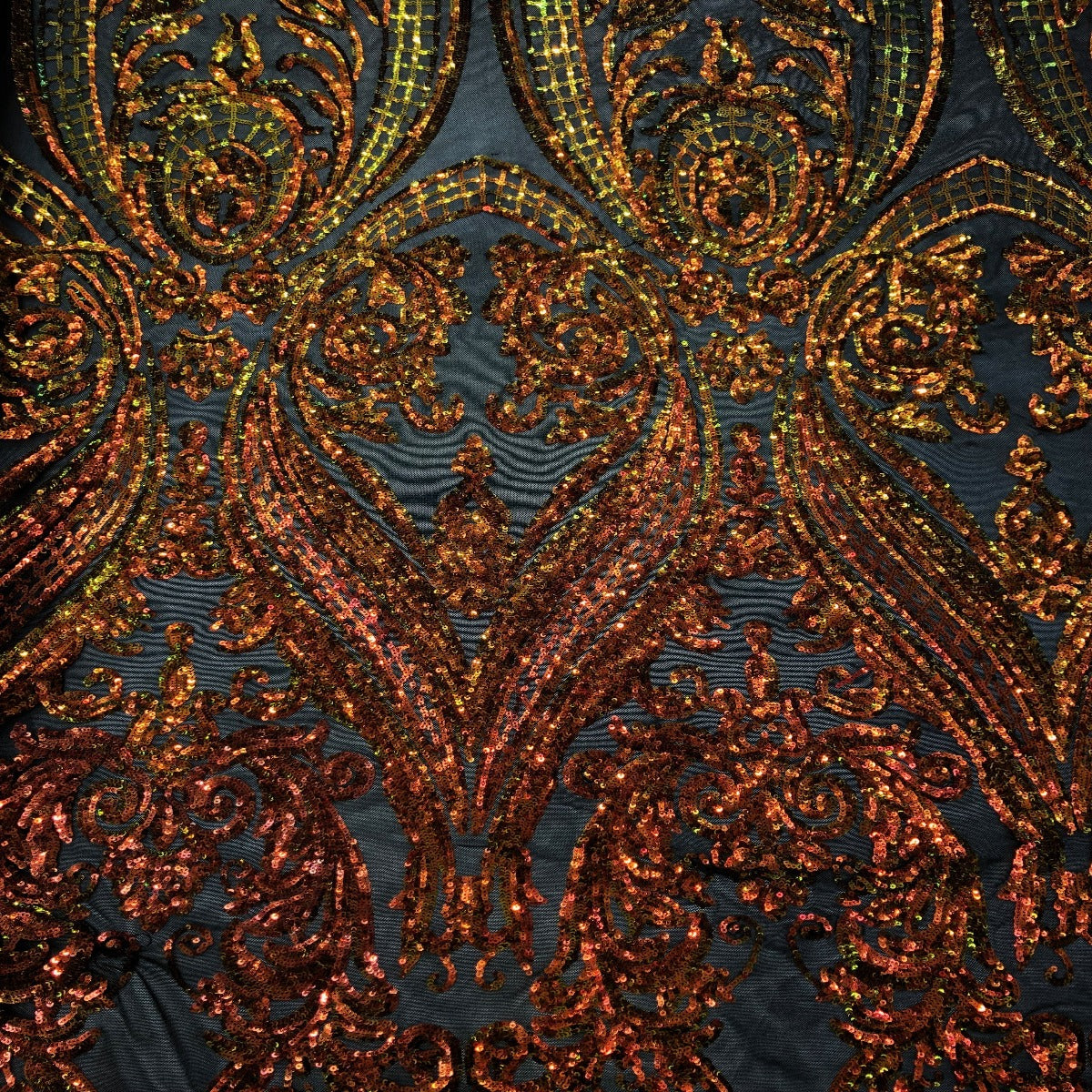 Catina Damask Stretch Sequins Fabric