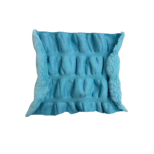 Ruched Chinchilla Stretch Faux Fur Fabric