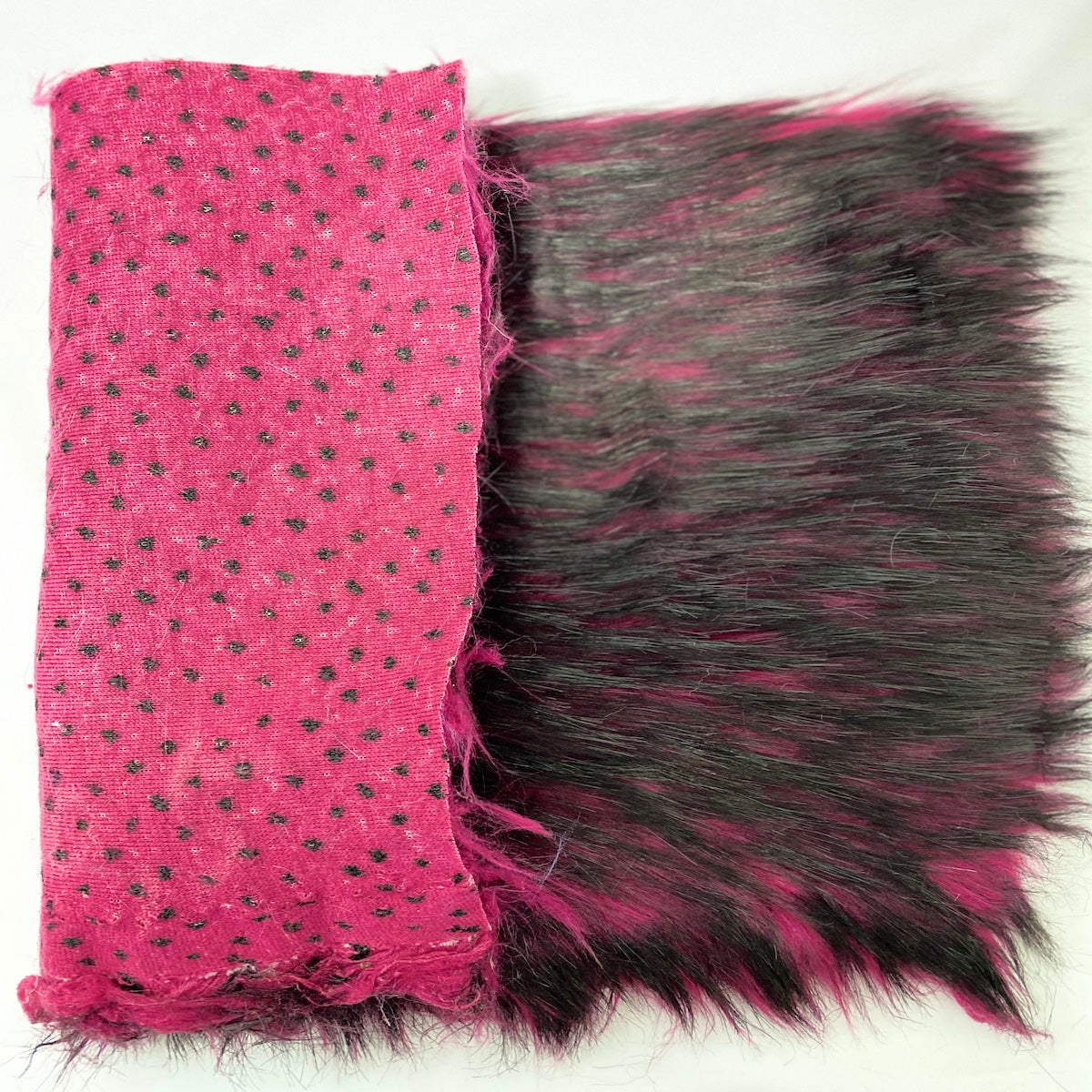 Husky Print Long Pile Shaggy Faux Fur Fabric