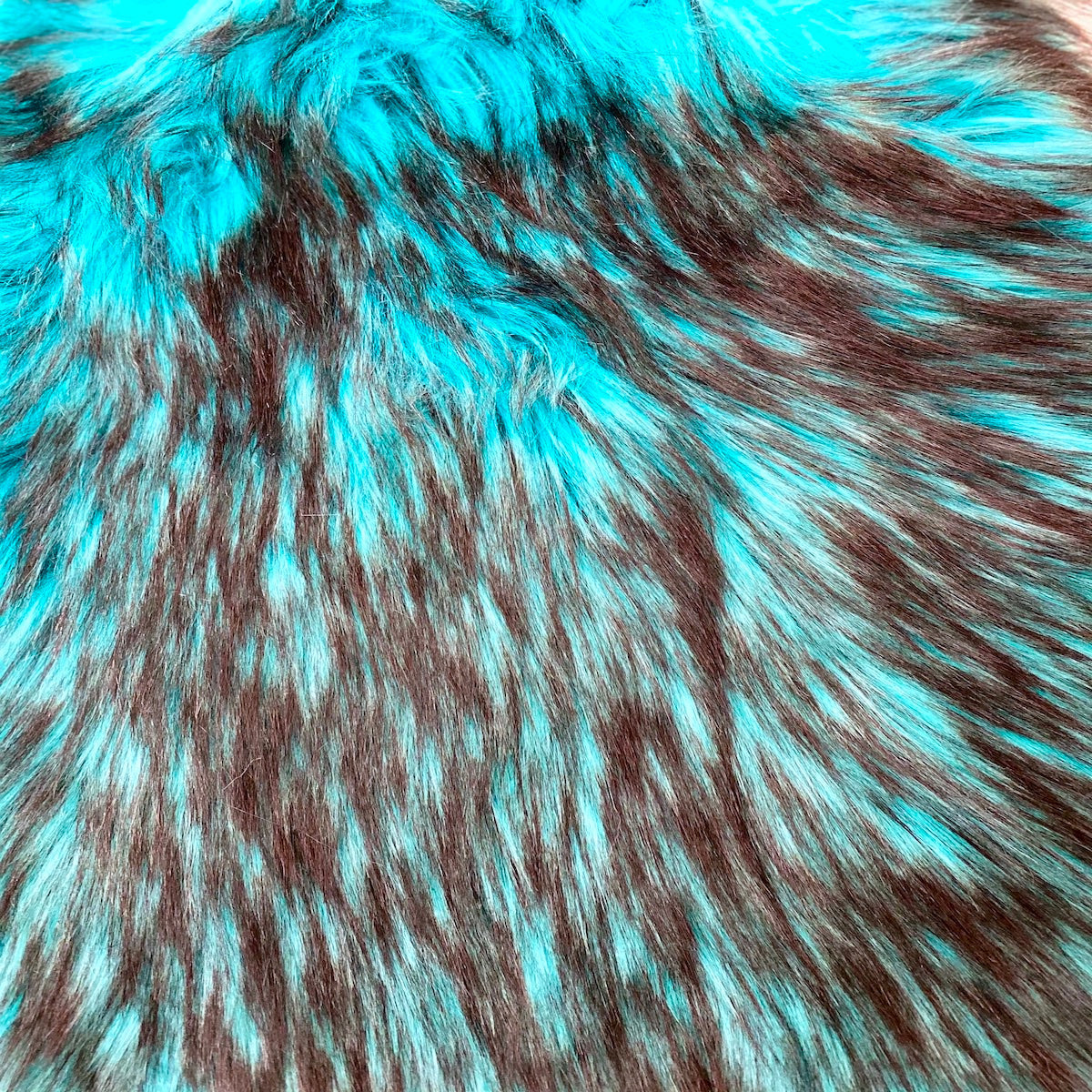 Husky Print Long Pile Shaggy Faux Fur Fabric