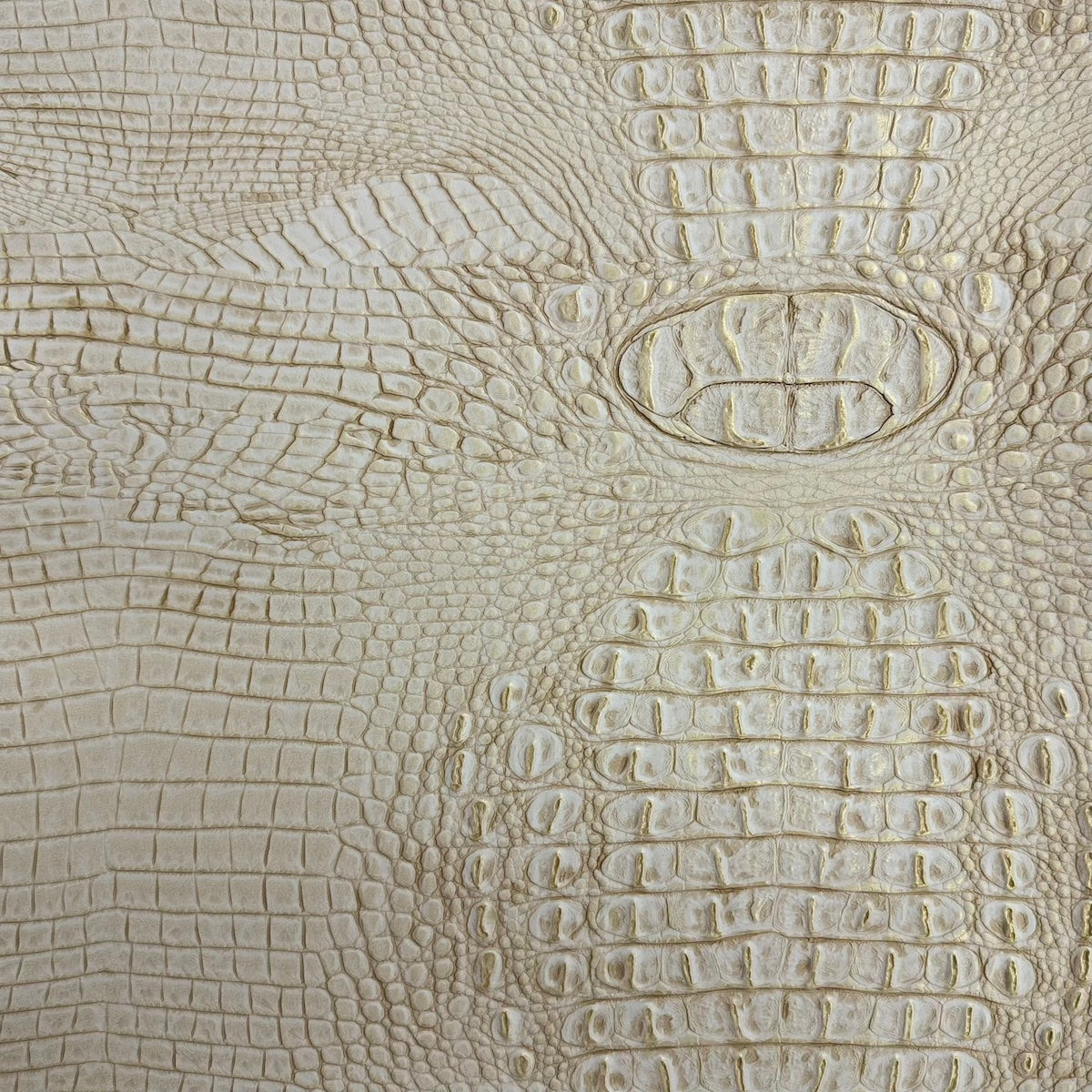 Mugger Two Tone Gator Faux Leather Vinyl Fabric