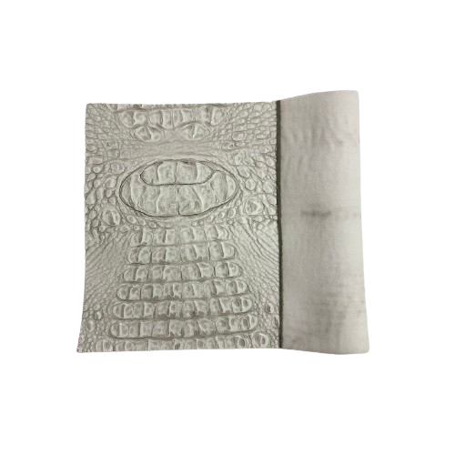 Mugger Two Tone Gator Faux Leather Vinyl Fabric