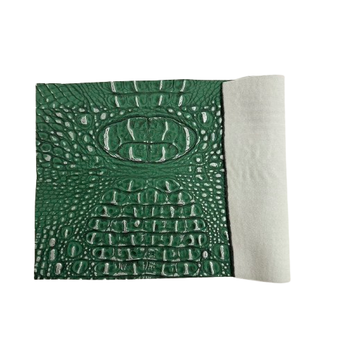 Mugger Two Tone Gator Faux Leather Vinyl Fabric