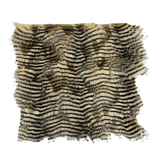 Porcupine Feather Faux Fur Fabric