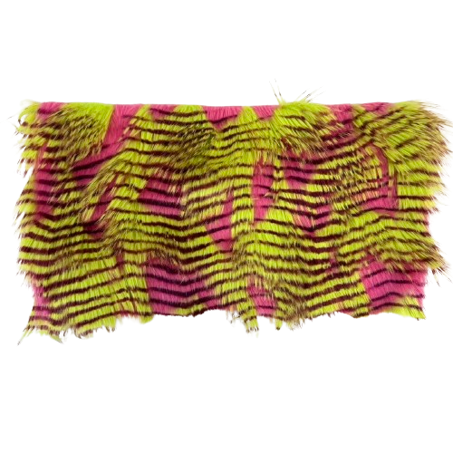 Porcupine Feather Faux Fur Fabric