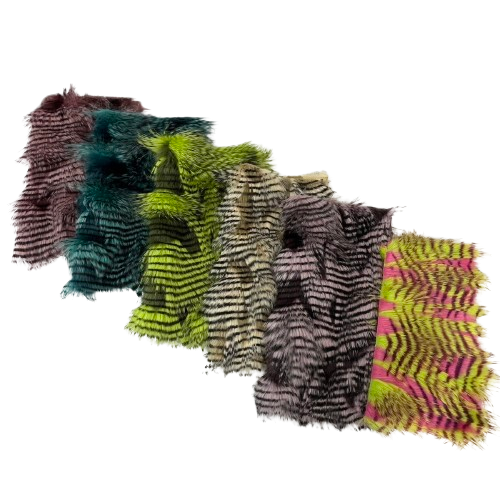 Porcupine Feather Faux Fur Fabric