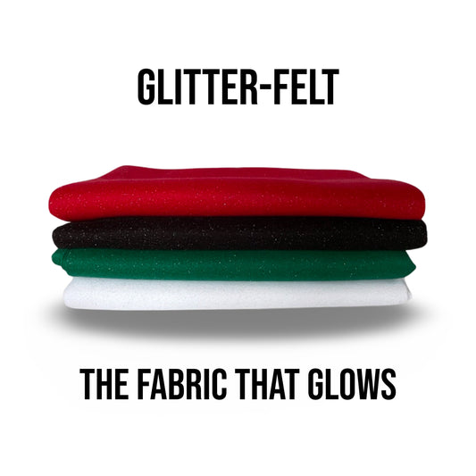 Glitter Felt Fabric By The Yard | Find the Perfect Shimmer for Any Project | 60" Wide