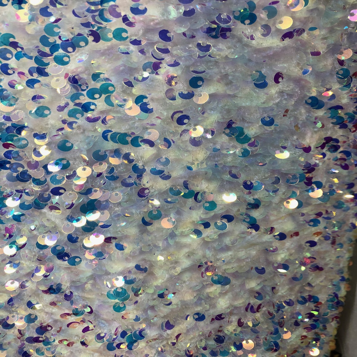 Sequins Embroidered Stretch Velvet Rodeo Fabric