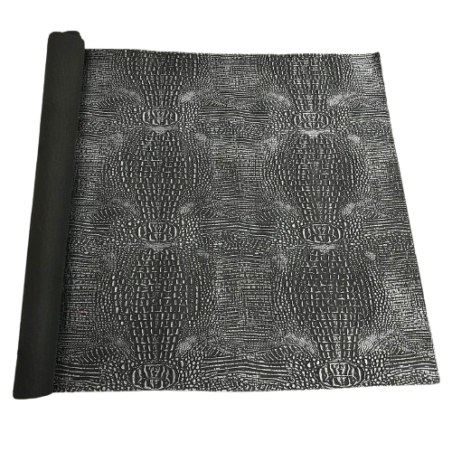 Mugger Two Tone Gator Faux Leather Vinyl Fabric